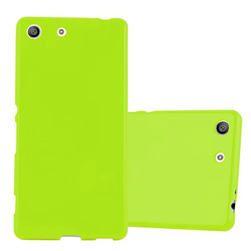 Cadorabo Hülle kompatibel mit Sony Xperia M5 Schutzhülle aus flexiblem TPU Silikon