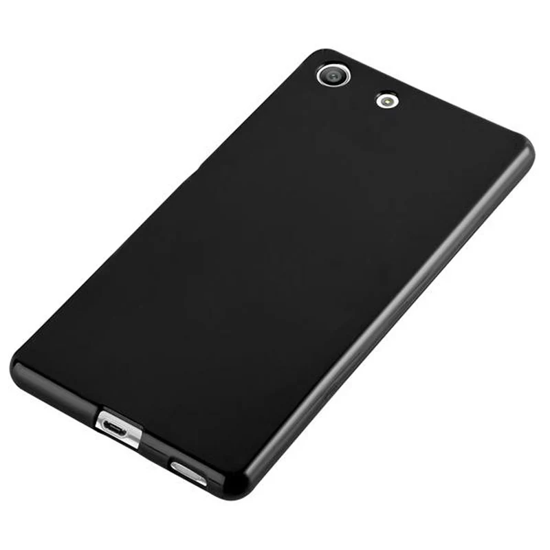 Cadorabo Hülle kompatibel mit Sony Xperia M5 Schutzhülle aus flexiblem TPU Silikon