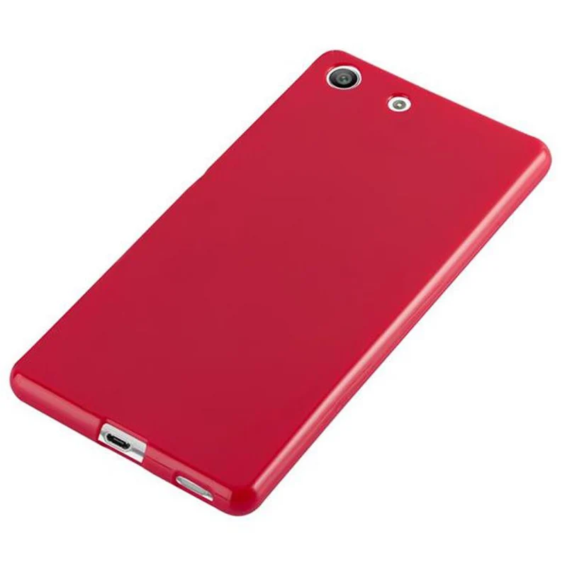 Cadorabo Hülle kompatibel mit Sony Xperia M5 Schutzhülle aus flexiblem TPU Silikon