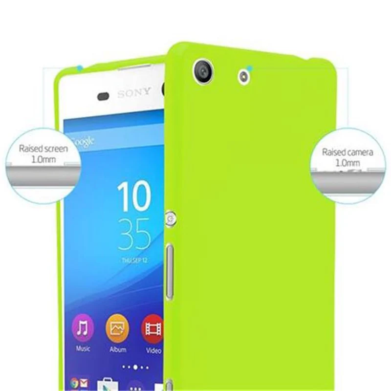 Cadorabo Hülle kompatibel mit Sony Xperia M5 Schutzhülle aus flexiblem TPU Silikon