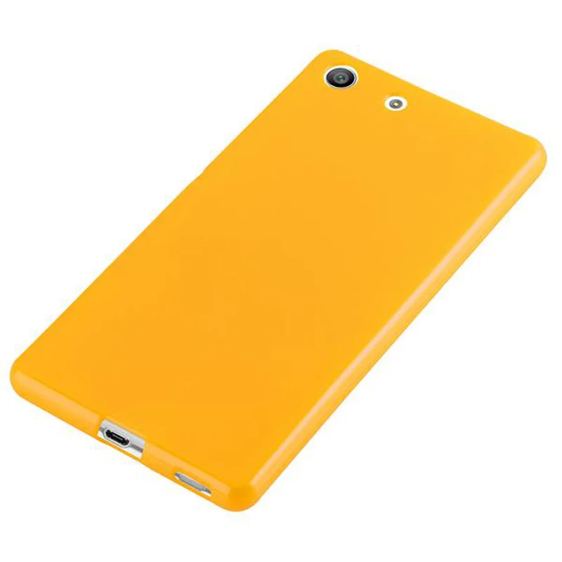 Cadorabo Hülle kompatibel mit Sony Xperia M5 Schutzhülle aus flexiblem TPU Silikon