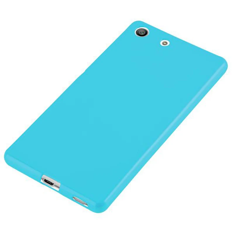 Cadorabo Hülle kompatibel mit Sony Xperia M5 Schutzhülle aus flexiblem TPU Silikon