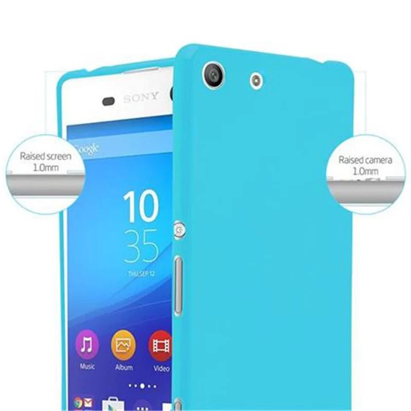Cadorabo Hülle kompatibel mit Sony Xperia M5 Schutzhülle aus flexiblem TPU Silikon