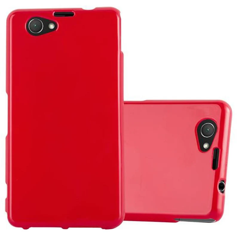 Cadorabo Hülle kompatibel mit Sony Xperia Z1 COMPACT Schutzhülle aus flexiblem TPU Silikon