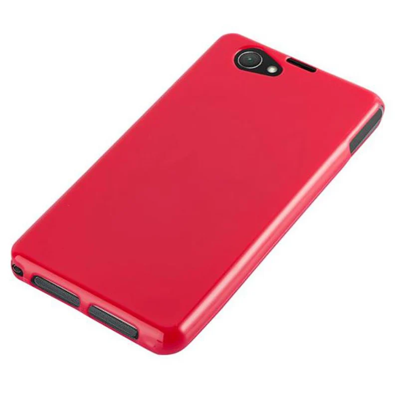 Cadorabo Hülle kompatibel mit Sony Xperia Z1 COMPACT Schutzhülle aus flexiblem TPU Silikon