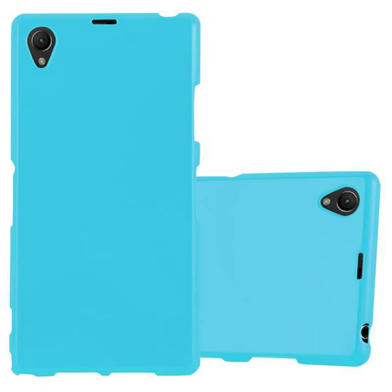 Cadorabo Hülle kompatibel mit Sony Xperia Z1 Schutzhülle aus flexiblem TPU Silikon