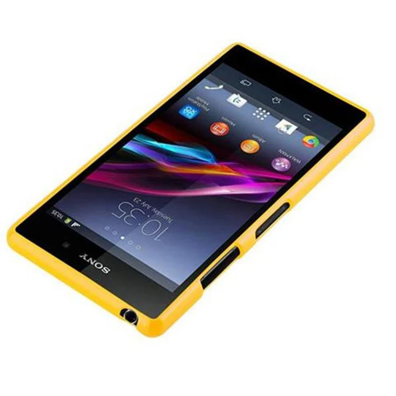 Cadorabo Hülle kompatibel mit Sony Xperia Z1 Schutzhülle aus flexiblem TPU Silikon