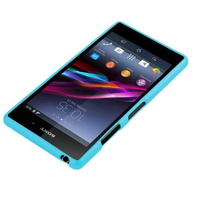 Cadorabo Hülle kompatibel mit Sony Xperia Z1 Schutzhülle aus flexiblem TPU Silikon