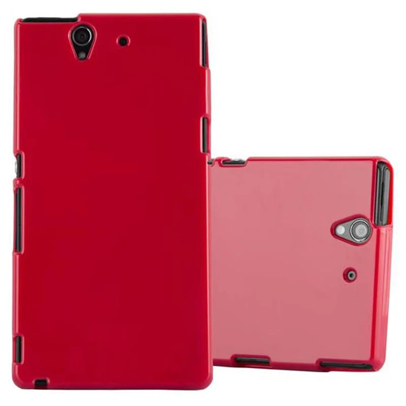 Cadorabo Hülle kompatibel mit Sony Xperia Z Schutzhülle aus flexiblem TPU Silikon