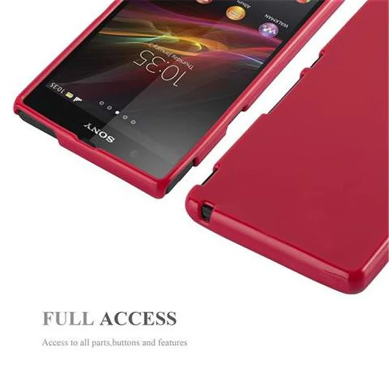 Cadorabo Hülle kompatibel mit Sony Xperia Z Schutzhülle aus flexiblem TPU Silikon