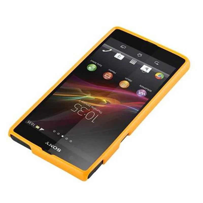 Cadorabo Hülle kompatibel mit Sony Xperia Z Schutzhülle aus flexiblem TPU Silikon