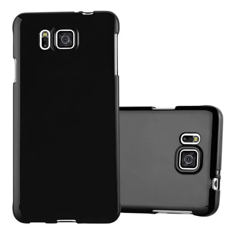 Cadorabo Hülle kompatibel mit Samsung Galaxy ALPHA Schutzhülle aus flexiblem TPU Silikon