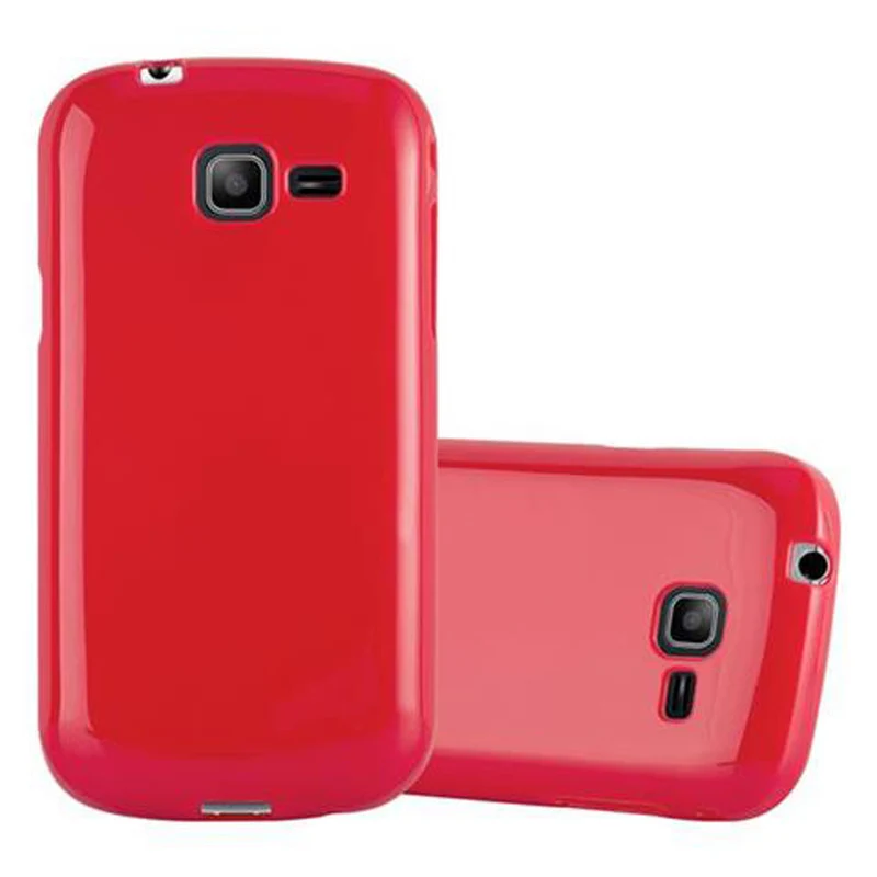 Cadorabo Hülle kompatibel mit Samsung Galaxy TREND LITE Schutzhülle aus flexiblem TPU Silikon