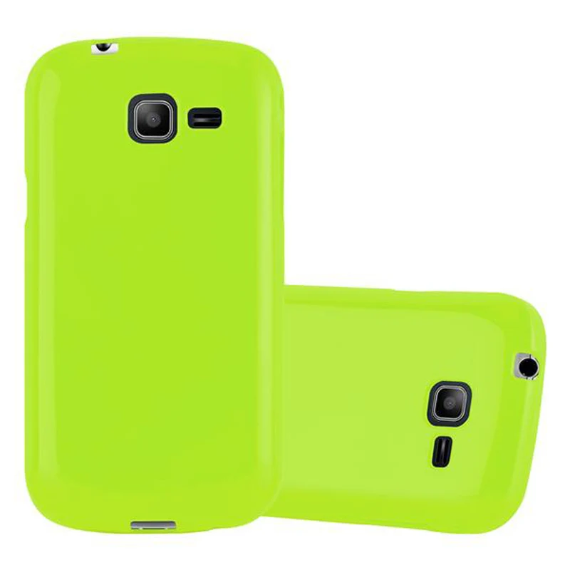 Cadorabo Hülle kompatibel mit Samsung Galaxy TREND LITE Schutzhülle aus flexiblem TPU Silikon