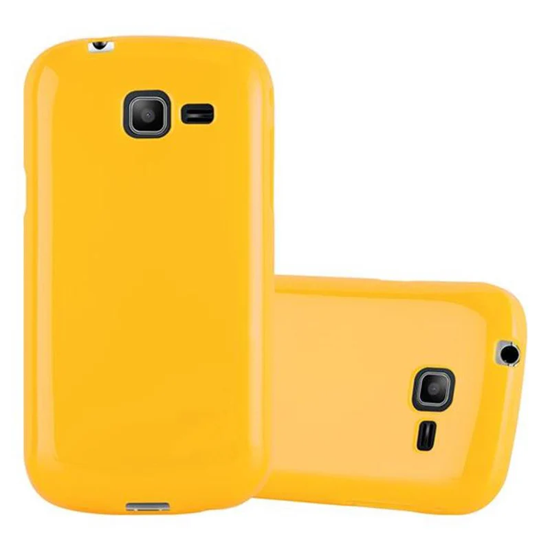 Cadorabo Hülle kompatibel mit Samsung Galaxy TREND LITE Schutzhülle aus flexiblem TPU Silikon