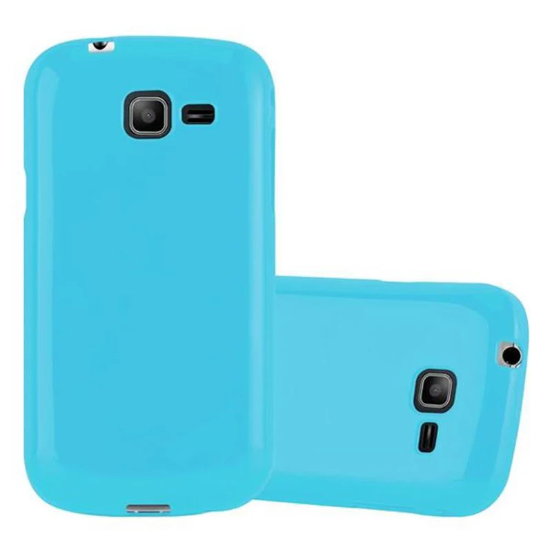 Cadorabo Hülle kompatibel mit Samsung Galaxy TREND LITE Schutzhülle aus flexiblem TPU Silikon