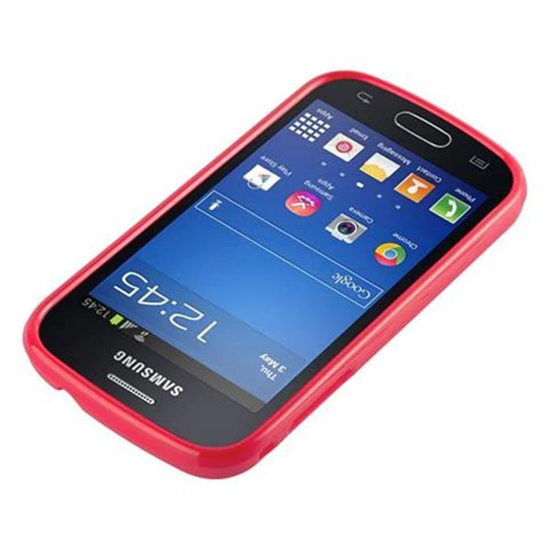 Cadorabo Hülle kompatibel mit Samsung Galaxy TREND LITE Schutzhülle aus flexiblem TPU Silikon