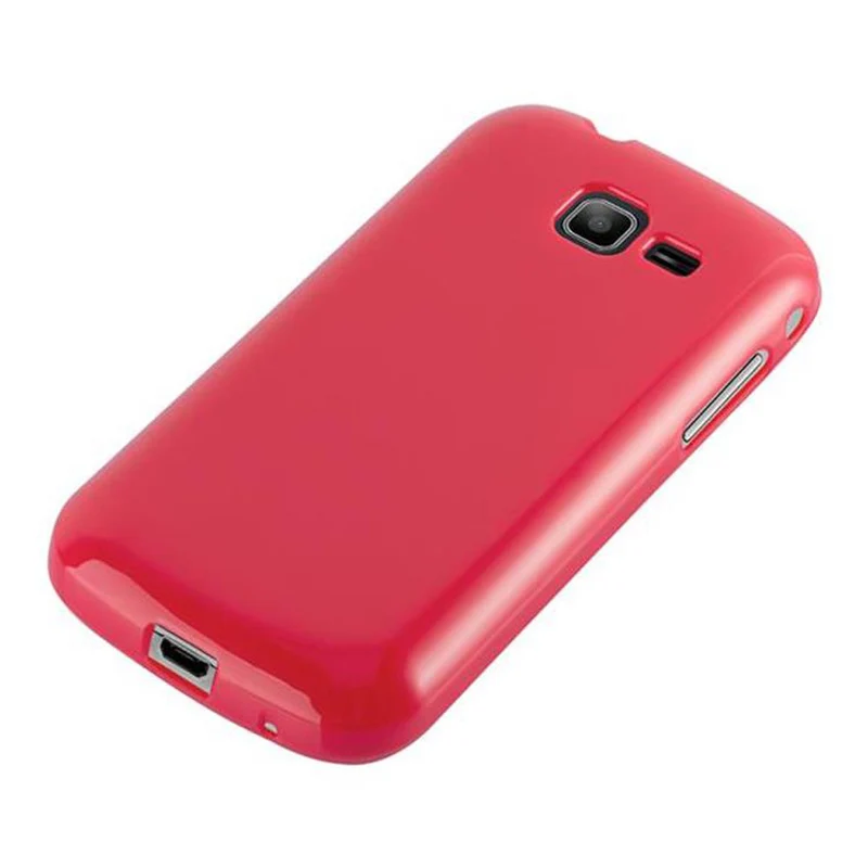 Cadorabo Hülle kompatibel mit Samsung Galaxy TREND LITE Schutzhülle aus flexiblem TPU Silikon