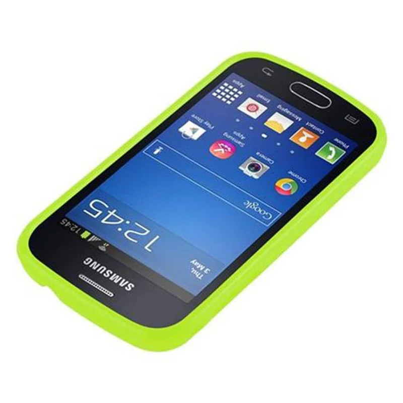 Cadorabo Hülle kompatibel mit Samsung Galaxy TREND LITE Schutzhülle aus flexiblem TPU Silikon