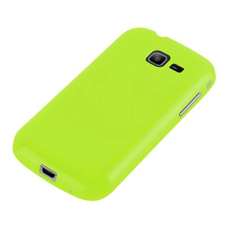 Cadorabo Hülle kompatibel mit Samsung Galaxy TREND LITE Schutzhülle aus flexiblem TPU Silikon