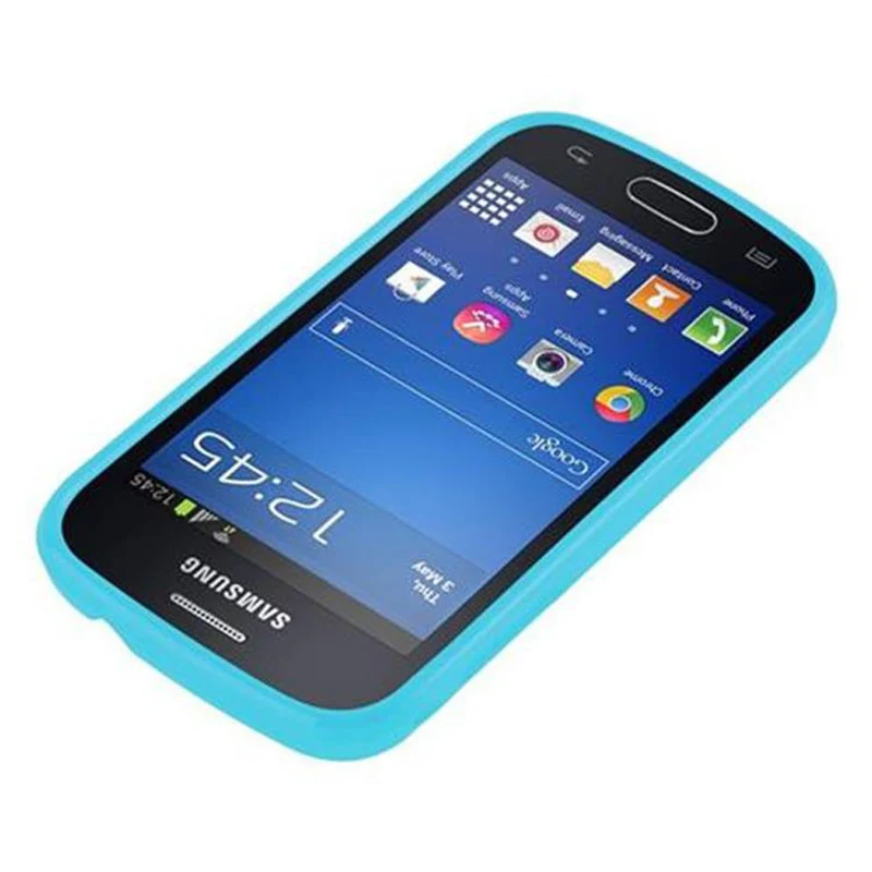 Cadorabo Hülle kompatibel mit Samsung Galaxy TREND LITE Schutzhülle aus flexiblem TPU Silikon