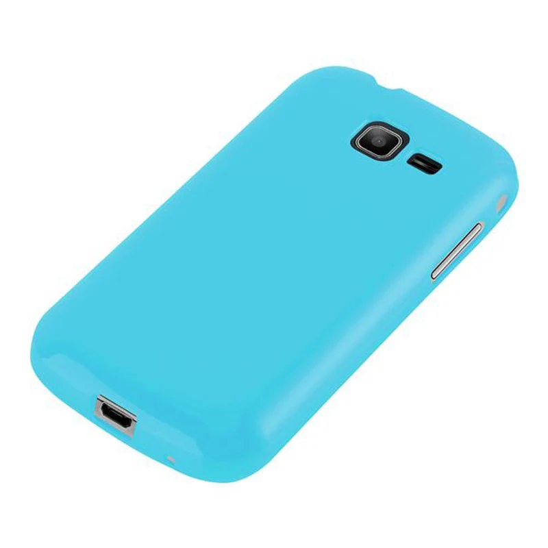 Cadorabo Hülle kompatibel mit Samsung Galaxy TREND LITE Schutzhülle aus flexiblem TPU Silikon