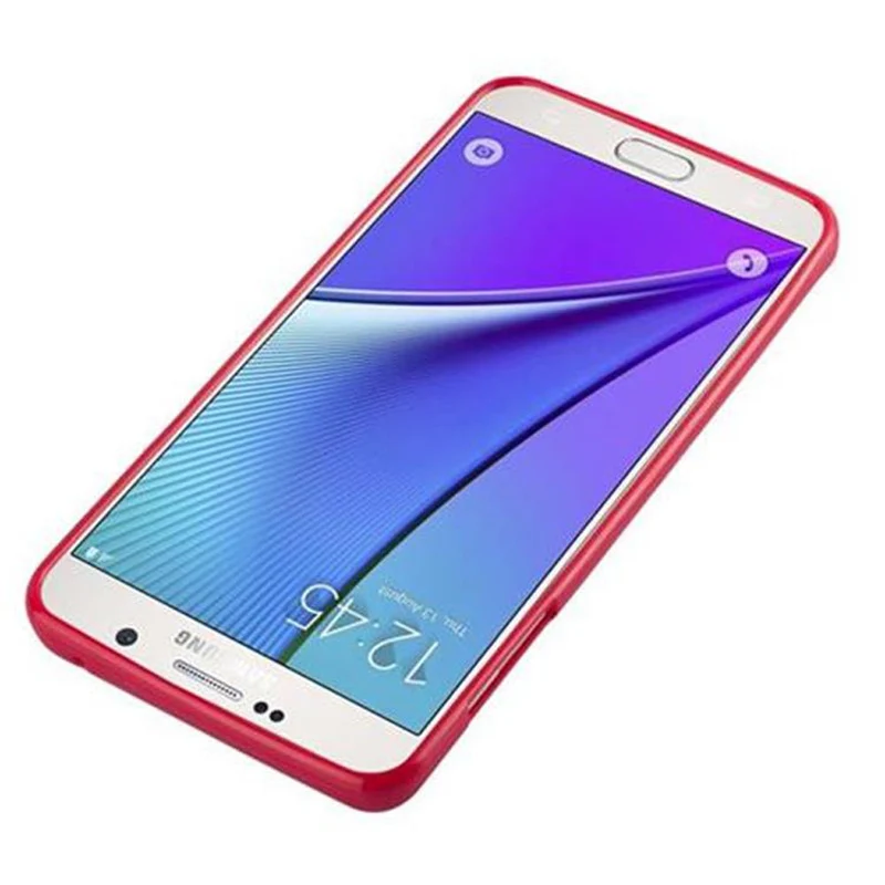 Cadorabo Hülle kompatibel mit Samsung Galaxy NOTE 5 Schutzhülle aus flexiblem TPU Silikon