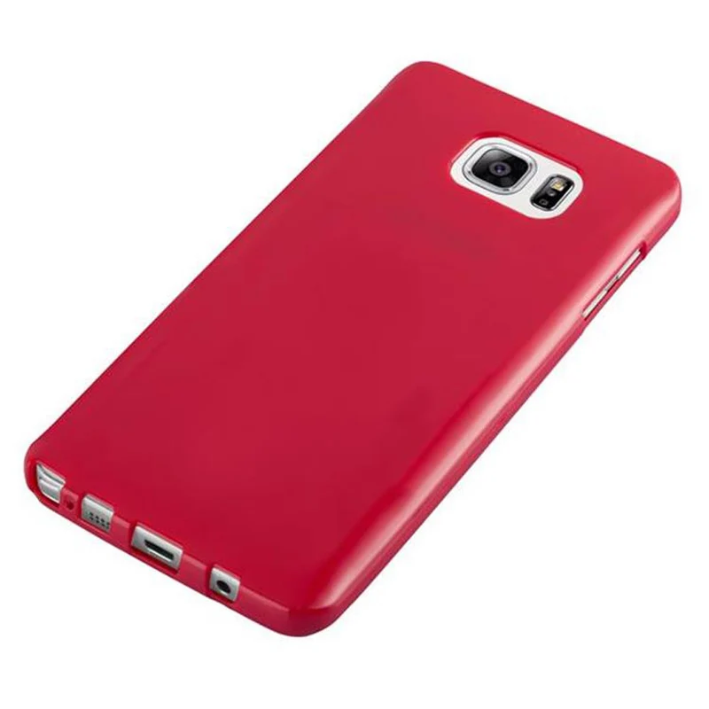 Cadorabo Hülle kompatibel mit Samsung Galaxy NOTE 5 Schutzhülle aus flexiblem TPU Silikon