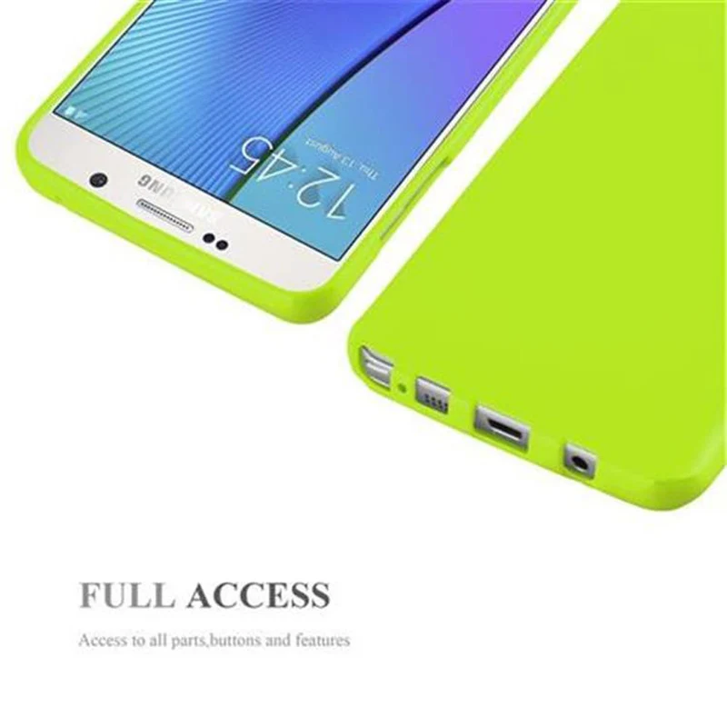 Cadorabo Hülle kompatibel mit Samsung Galaxy NOTE 5 Schutzhülle aus flexiblem TPU Silikon