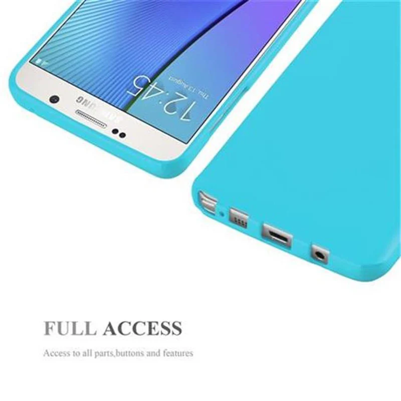 Cadorabo Hülle kompatibel mit Samsung Galaxy NOTE 5 Schutzhülle aus flexiblem TPU Silikon