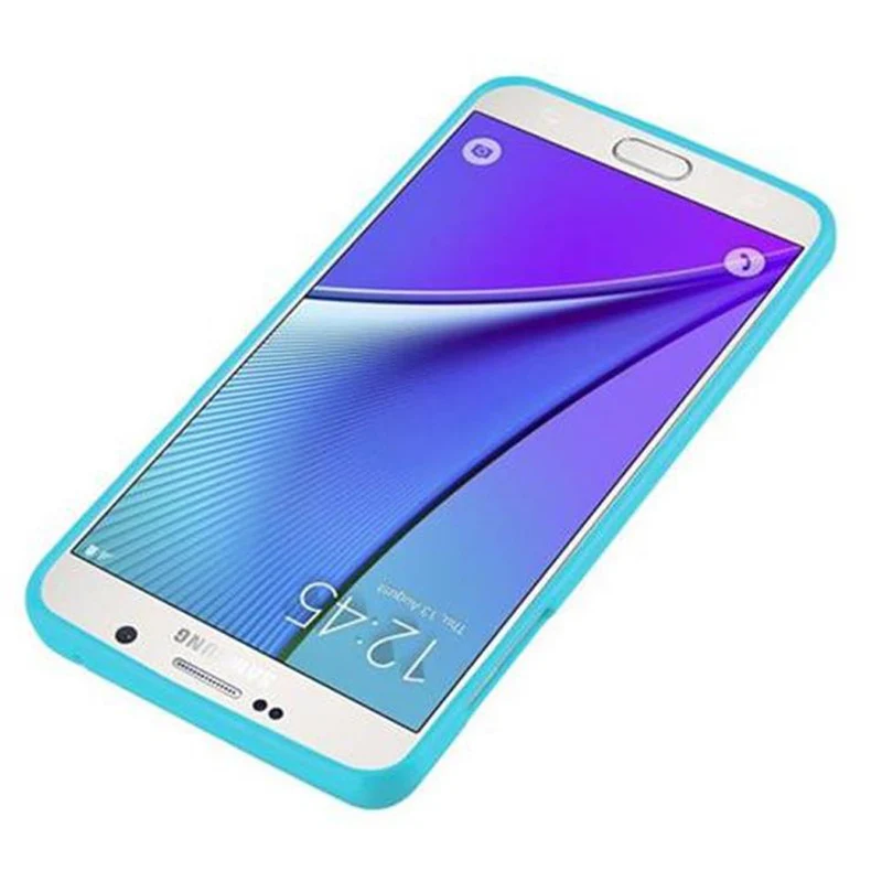 Cadorabo Hülle kompatibel mit Samsung Galaxy NOTE 5 Schutzhülle aus flexiblem TPU Silikon