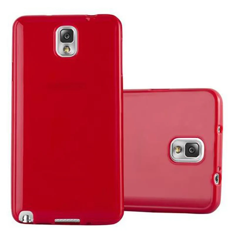 Cadorabo Hülle kompatibel mit Samsung Galaxy NOTE 3 Schutzhülle aus flexiblem TPU Silikon