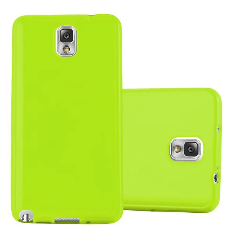 Cadorabo Hülle kompatibel mit Samsung Galaxy NOTE 3 Schutzhülle aus flexiblem TPU Silikon