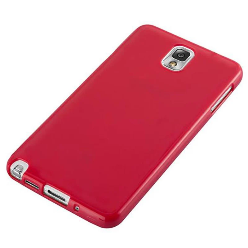 Cadorabo Hülle kompatibel mit Samsung Galaxy NOTE 3 Schutzhülle aus flexiblem TPU Silikon
