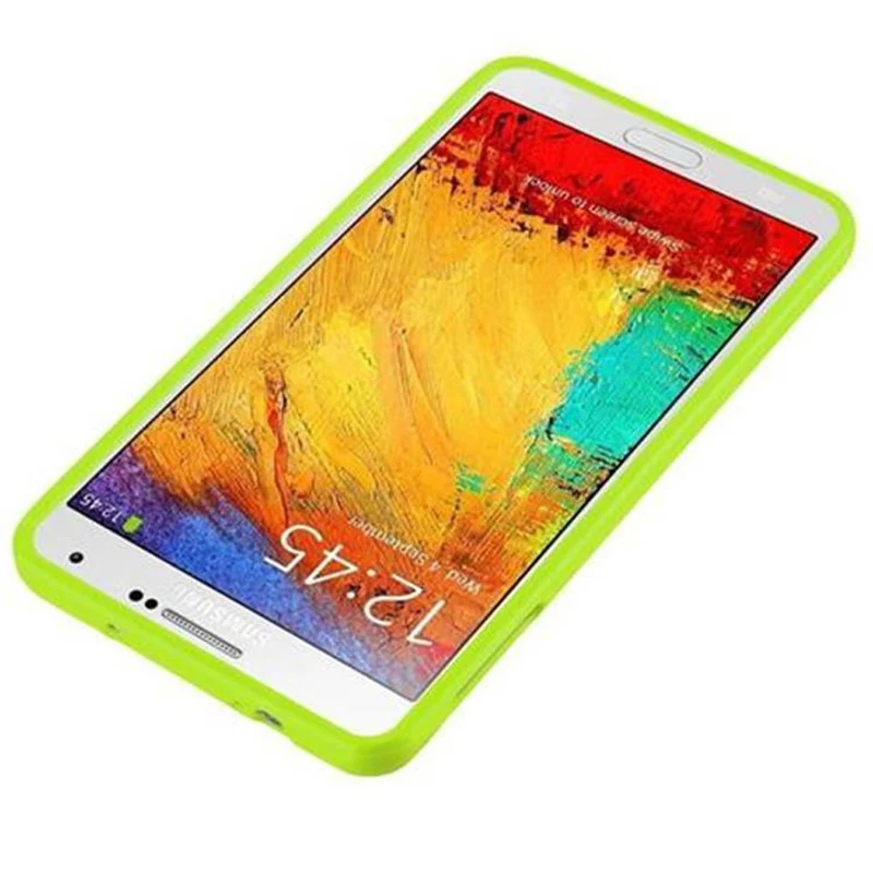Cadorabo Hülle kompatibel mit Samsung Galaxy NOTE 3 Schutzhülle aus flexiblem TPU Silikon