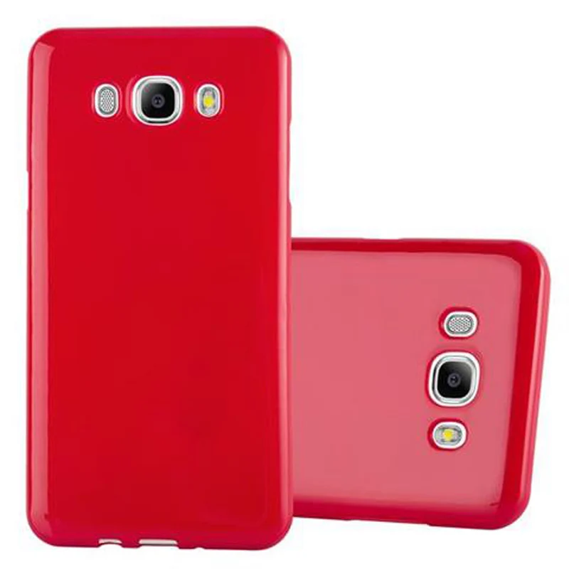 Cadorabo Hülle kompatibel mit Samsung Galaxy J7 2016 Schutzhülle aus flexiblem TPU Silikon