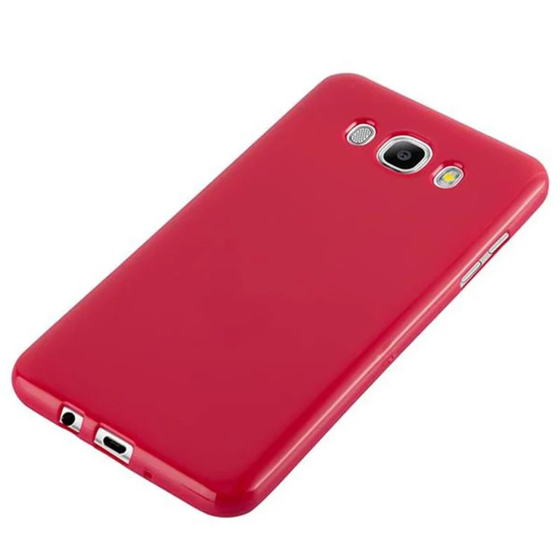 Cadorabo Hülle kompatibel mit Samsung Galaxy J7 2016 Schutzhülle aus flexiblem TPU Silikon