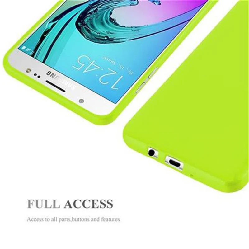 Cadorabo Hülle kompatibel mit Samsung Galaxy J7 2016 Schutzhülle aus flexiblem TPU Silikon