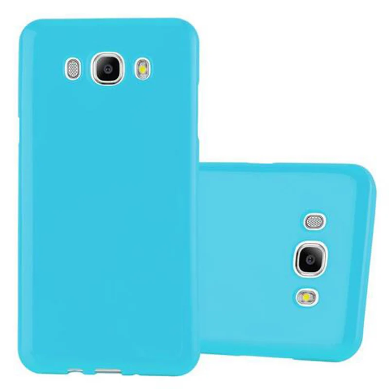 Cadorabo Hülle kompatibel mit Samsung Galaxy J5 2015 Schutzhülle aus flexiblem TPU Silikon