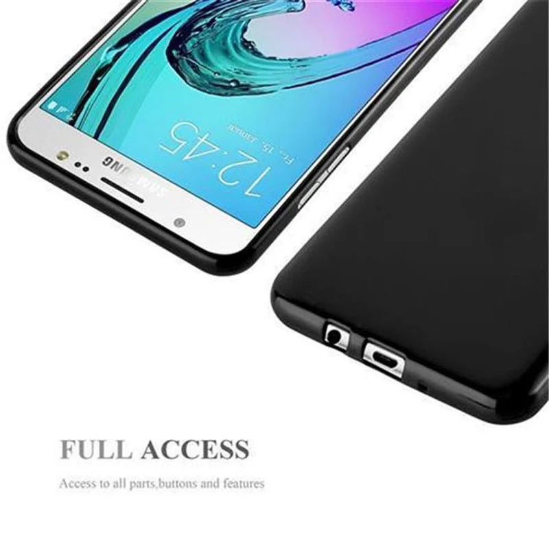 Cadorabo Hülle kompatibel mit Samsung Galaxy J5 2015 Schutzhülle aus flexiblem TPU Silikon