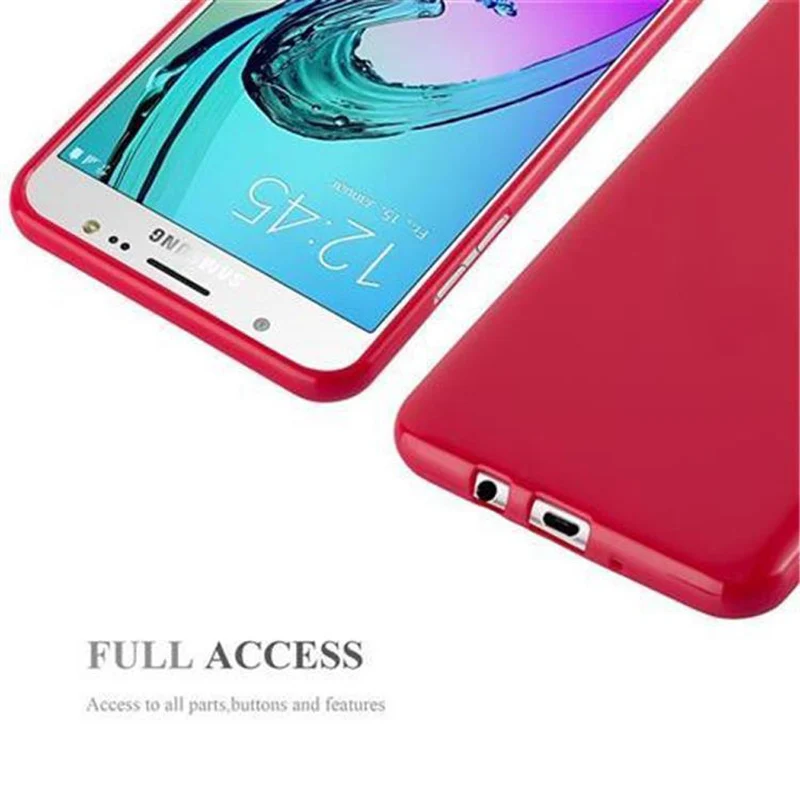 Cadorabo Hülle kompatibel mit Samsung Galaxy J5 2015 Schutzhülle aus flexiblem TPU Silikon