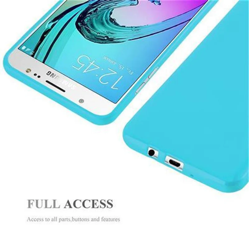 Cadorabo Hülle kompatibel mit Samsung Galaxy J5 2015 Schutzhülle aus flexiblem TPU Silikon