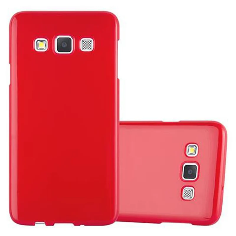 Cadorabo Hülle kompatibel mit Samsung Galaxy A3 2015 Schutzhülle aus flexiblem TPU Silikon