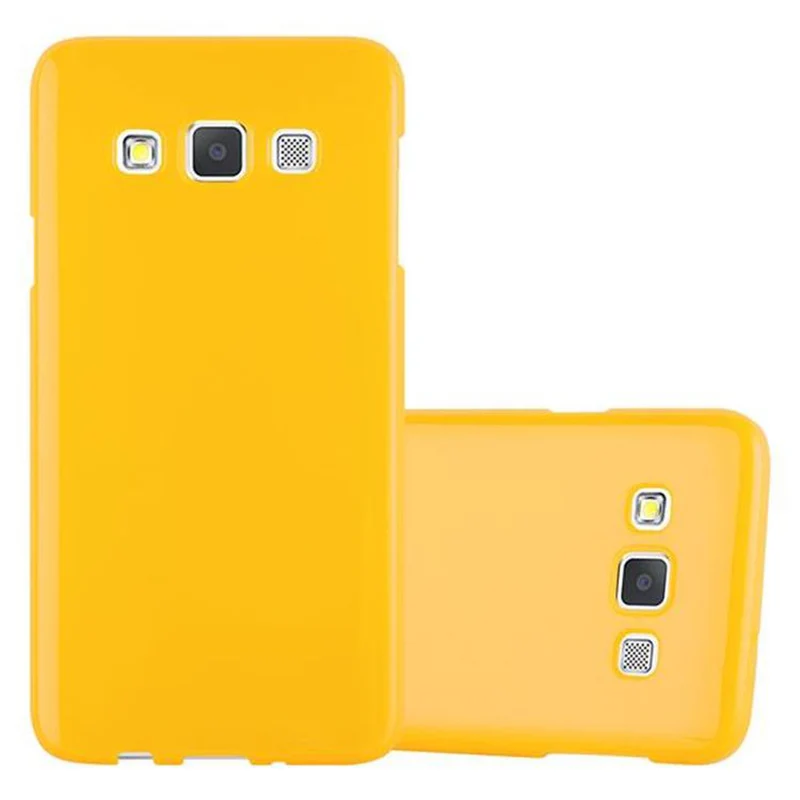 Cadorabo Hülle kompatibel mit Samsung Galaxy A3 2015 Schutzhülle aus flexiblem TPU Silikon