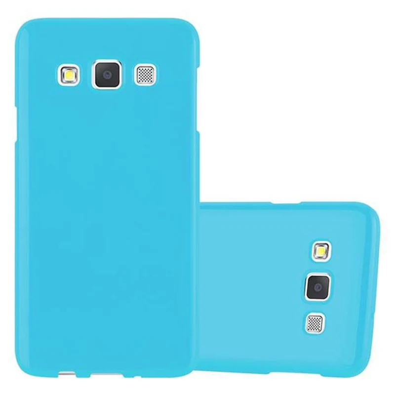 Cadorabo Hülle kompatibel mit Samsung Galaxy A3 2015 Schutzhülle aus flexiblem TPU Silikon