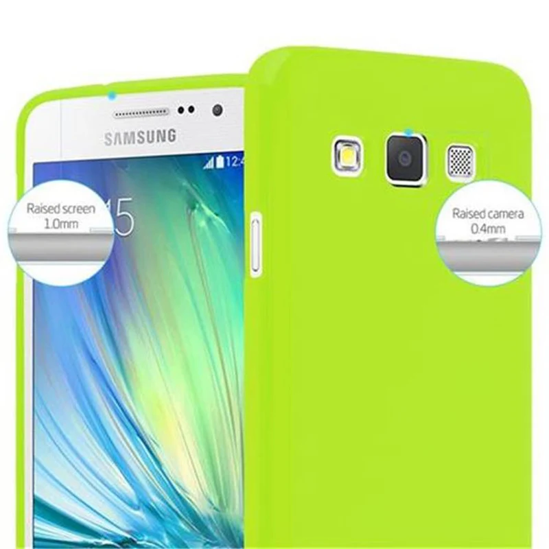 Cadorabo Hülle kompatibel mit Samsung Galaxy A3 2015 Schutzhülle aus flexiblem TPU Silikon