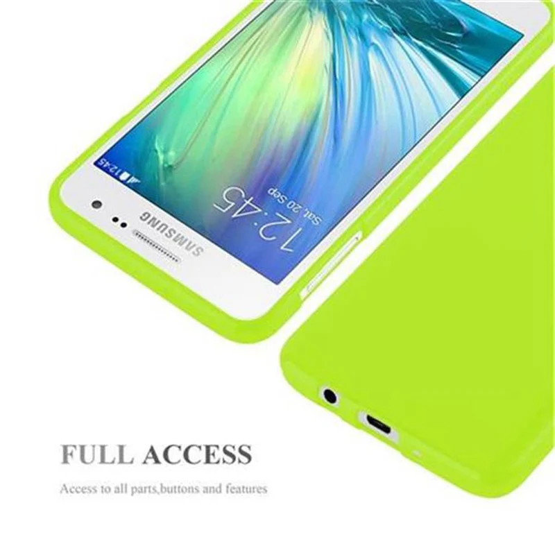 Cadorabo Hülle kompatibel mit Samsung Galaxy A3 2015 Schutzhülle aus flexiblem TPU Silikon