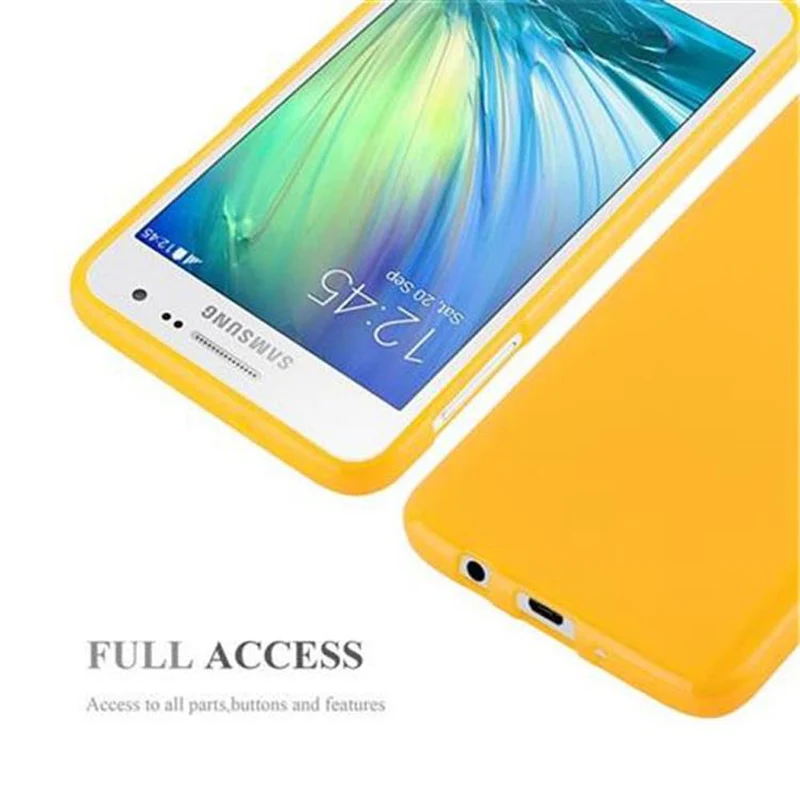 Cadorabo Hülle kompatibel mit Samsung Galaxy A3 2015 Schutzhülle aus flexiblem TPU Silikon