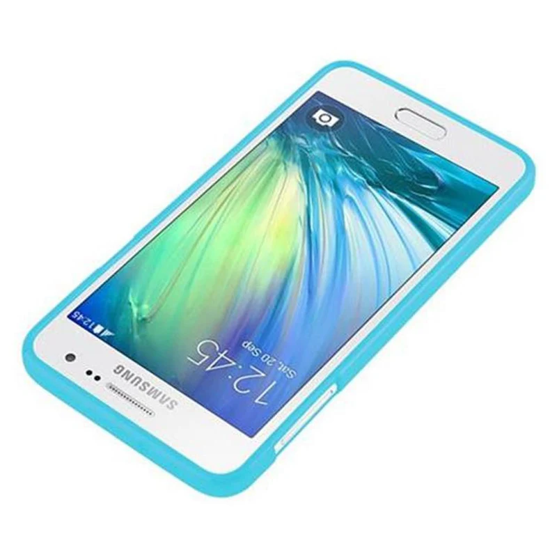Cadorabo Hülle kompatibel mit Samsung Galaxy A3 2015 Schutzhülle aus flexiblem TPU Silikon
