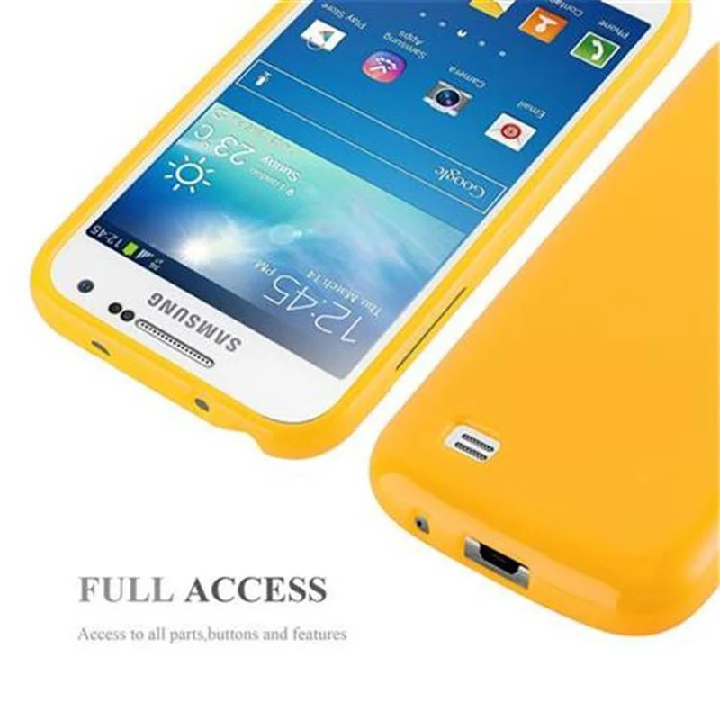 Cadorabo Hülle kompatibel mit Samsung Galaxy S4 MINI Schutzhülle aus flexiblem TPU Silikon